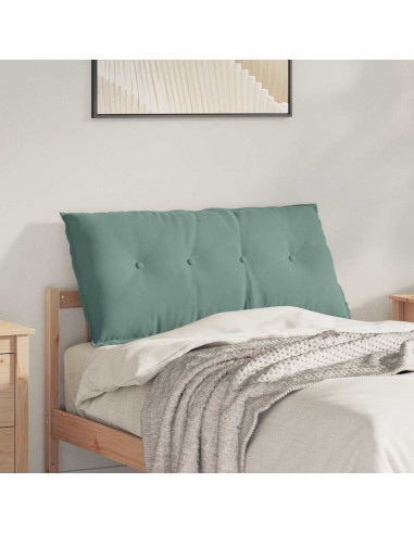 Cuscino per Schiena Verde Mare 100 x 50 cm Tessuto in Cords