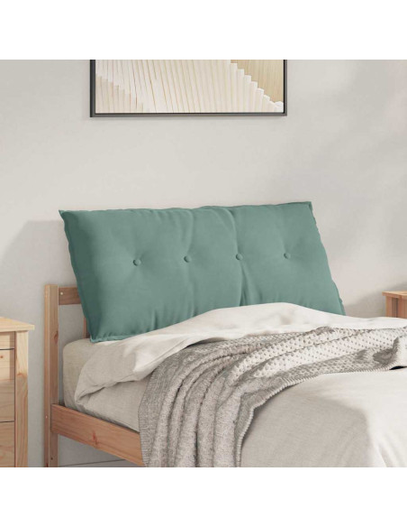 Cuscino per Schiena Verde Mare 100 x 50 cm Tessuto in Cords