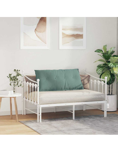 Cuscino per Schiena Verde Mare 100 x 50 cm Tessuto in Cords