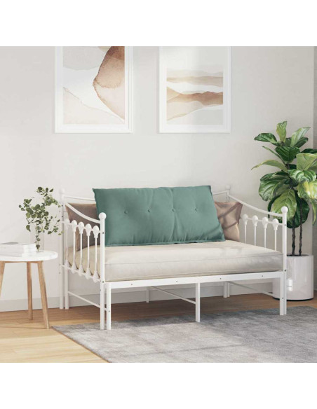 Cuscino per Schiena Verde Mare 100 x 50 cm Tessuto in Cords