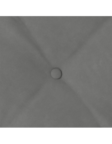 Cuscino per Schiena Grigio scuro 100 x 50 cm