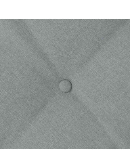 Cuscino per Schiena Grigio chiaro 120 x 19 x 50 cm Tessuto