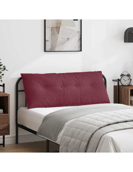 Cuscino per Schiena Rosso Vino 120 x 19 x 50 cm Tessuto