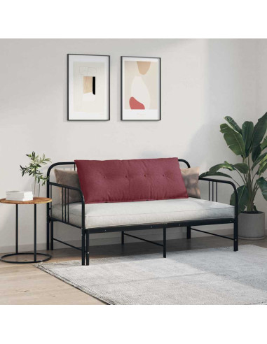 Cuscino per Schiena Rosso Vino 120 x 19 x 50 cm Tessuto