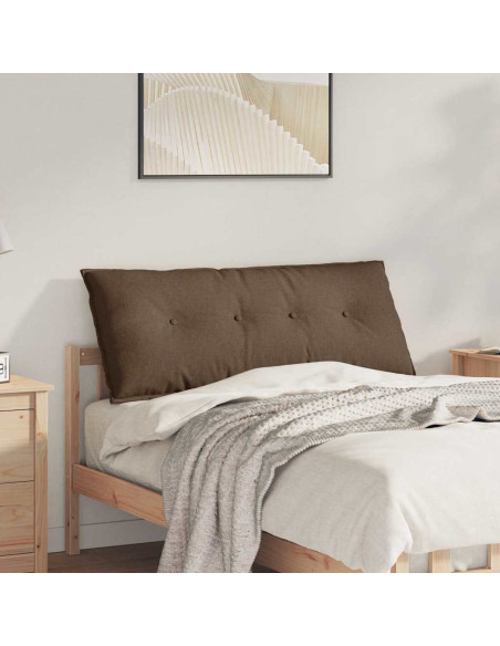 Cuscino per Schiena Marrone 120 x 19 x 50 cm Tessuto