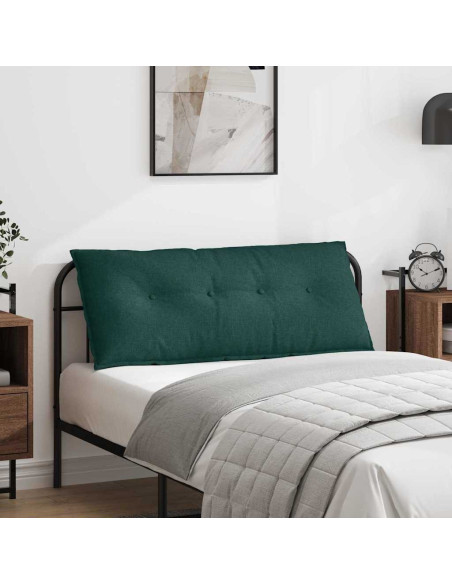 Cuscino per Schiena Verde Scuro 120 x 19 x 50 cm Tessuto