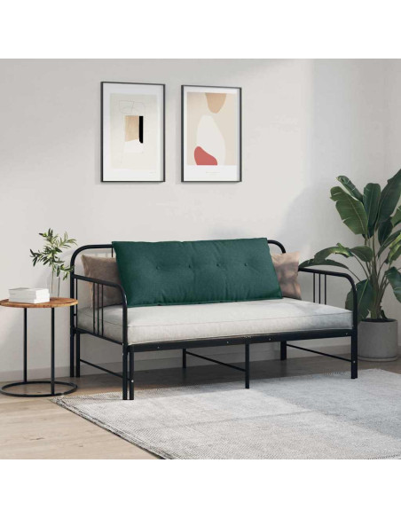 Cuscino per Schiena Verde Scuro 120 x 19 x 50 cm Tessuto