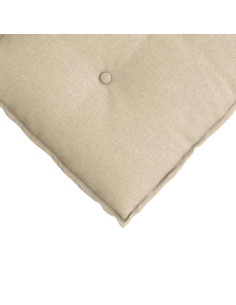 Cuscino per Schiena Crema 120 x 19 x 50 cm Tessuto 2