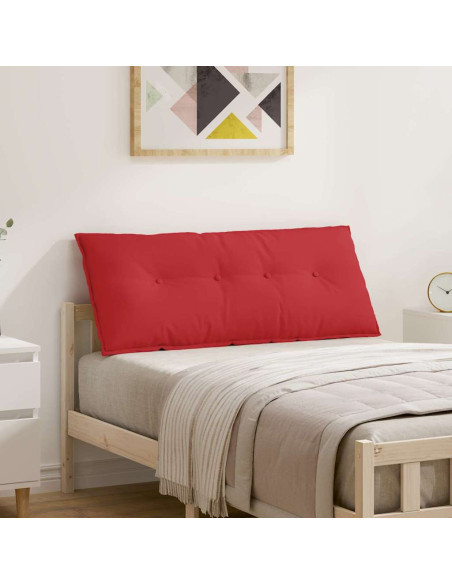 Cuscino per Schiena Rosso 120 x 19 x 50 cm Tessuto