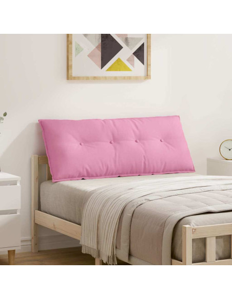 Cuscino per Schiena Rosa 120 x 19 x 50 cm Tessuto