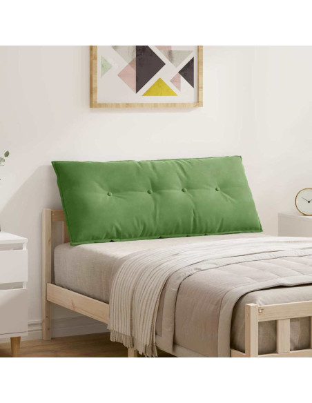 Cuscino per Schiena Verde chiaro 120 x 50 cm Tessuto in Cords