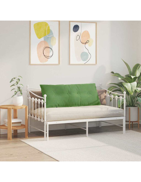 Cuscino per Schiena Verde chiaro 120 x 50 cm Tessuto in Cords