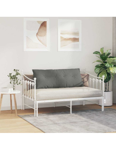 Cuscino per Schiena Grigio scuro 120 x 50 cm