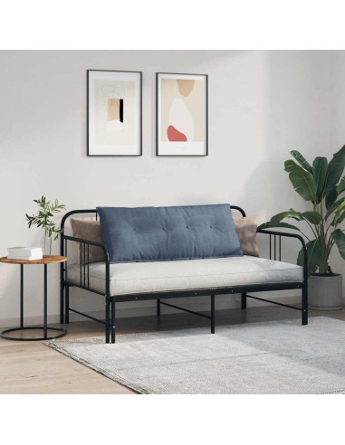 Cuscino per Schiena Blu 120 x 50 cm Tessuto in Cords