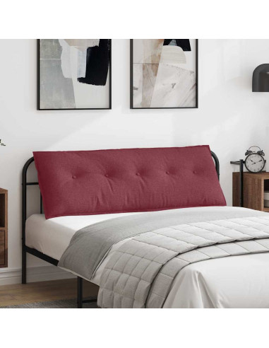 Cuscino per Schiena Rosso Vino 140 x 19 x 50 cm Tessuto