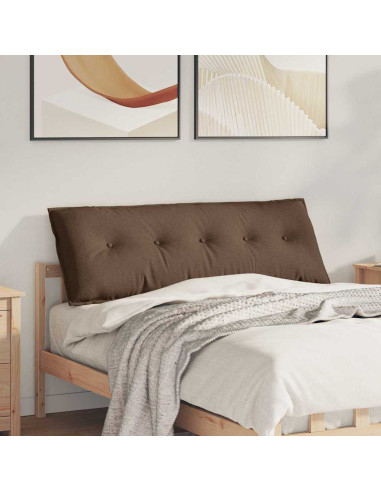 Cuscino per Schiena Marrone 140 x 19 x 50 cm Tessuto