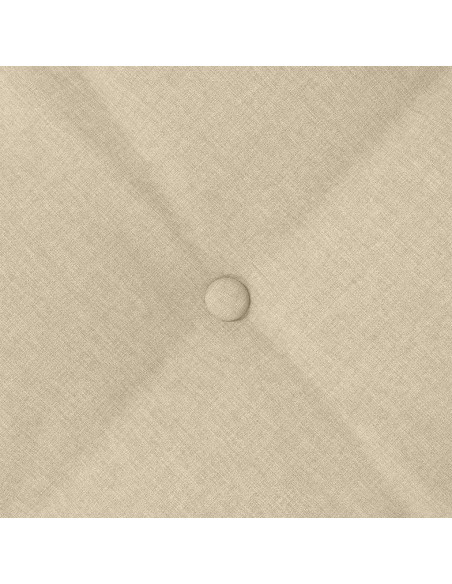 Cuscino per Schiena Crema 140 x 19 x 50 cm Tessuto