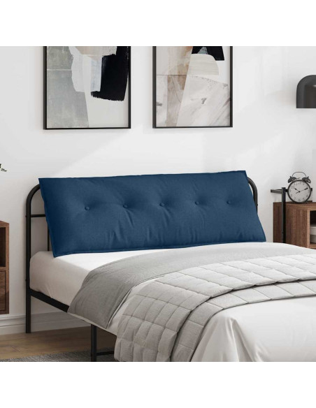 Cuscino per Schiena Blu 140 x 19 x 50 cm Tessuto