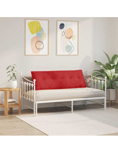 Cuscino per Schiena Rosso 140 x 19 x 50 cm Tessuto