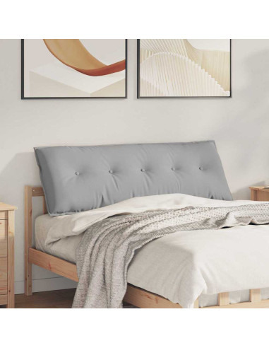 Cuscino per Schiena Grigio Nuvola 140 x 19 x 50 cm Tessuto