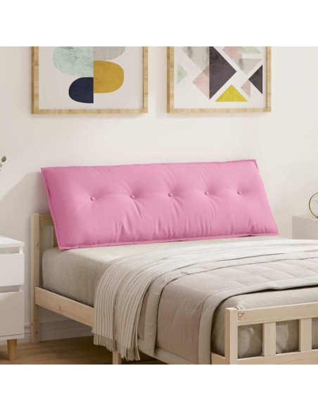 Cuscino per Schiena Rosa 140 x 19 x 50 cm Tessuto