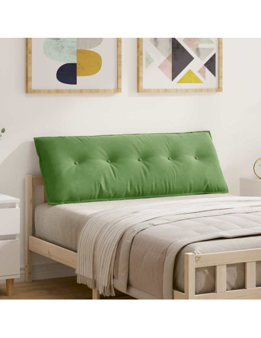 Cuscino per Schiena Verde chiaro 140 x 50 cm Tessuto in Cords