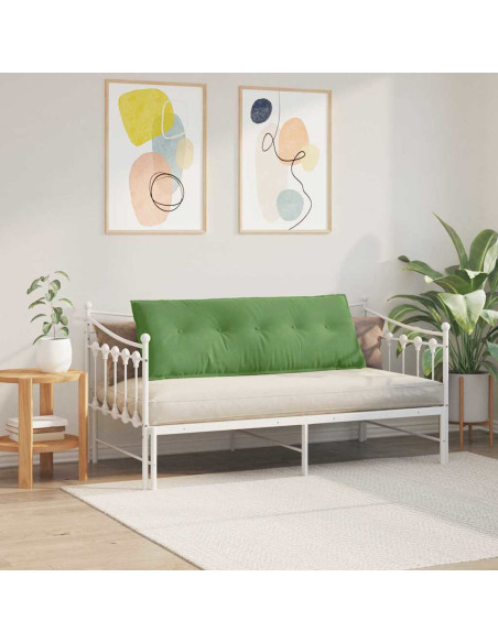 Cuscino per Schiena Verde chiaro 140 x 50 cm Tessuto in Cords