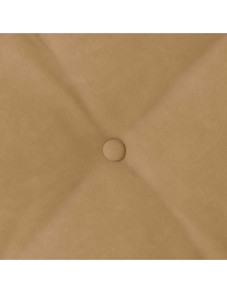 Cuscino per Schiena Marrone 140 x 50 cm Tessuto in Cords