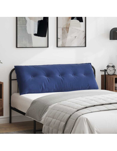 Cuscino per Schiena Blu Polizia 140 x 50 cm Tessuto in Cords