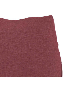Cuscino per Schiena Rosso Vino 45 x 20 x 35 cm Tessuto 2
