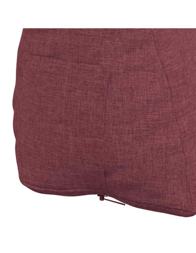Cuscino per Schiena Rosso Vino 45 x 20 x 35 cm Tessuto