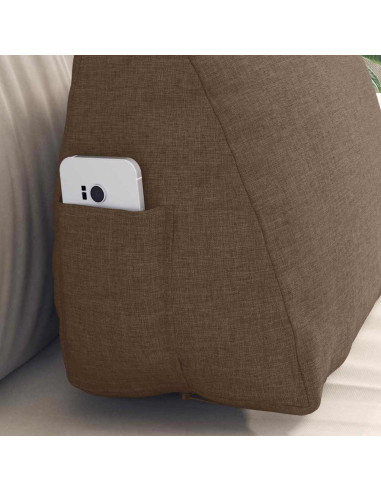 Cuscino per Schiena Marrone 45 x 20 x 35 cm Tessuto