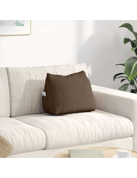 Cuscino per Schiena Marrone 45 x 20 x 35 cm Tessuto