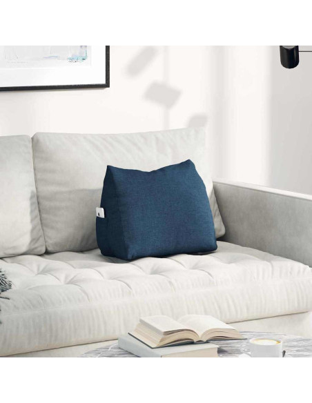 Cuscino per Schiena Blu 45 x 20 x 35 cm Tessuto