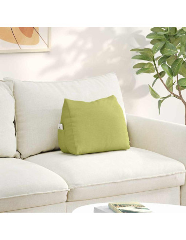Cuscino per Schiena Verde chiaro 45 x 20 x 35 cm Tessuto