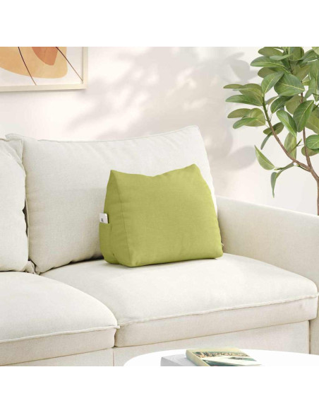 Cuscino per Schiena Verde chiaro 45 x 20 x 35 cm Tessuto