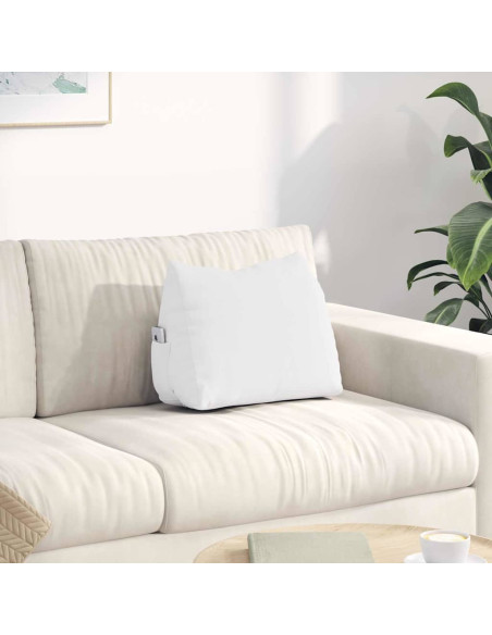 Cuscino per Schiena Bianco 45 x 20 x 35 cm Tessuto