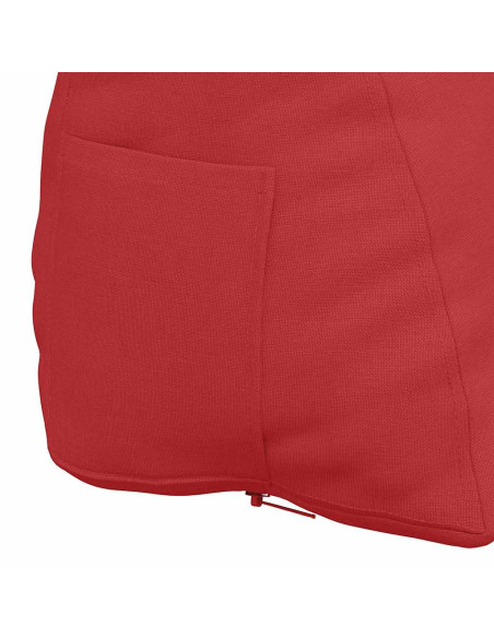 Cuscino per Schiena Rosso 45 x 20 x 35 cm Tessuto