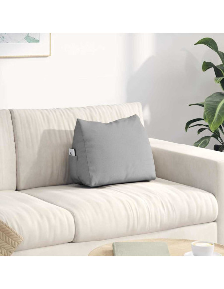 Cuscino per Schiena Grigio Nuvola 45 x 20 x 35 cm Tessuto