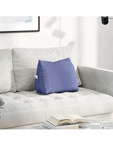 Cuscino per Schiena Blu jeans 45 x 20 x 35 cm Tessuto