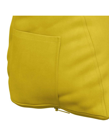 Cuscino per Schiena Giallo 45 x 20 x 35 cm Tessuto in Cords