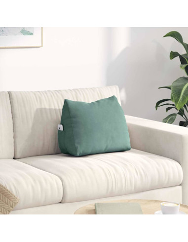 Cuscino per Schiena Verde Mare 45 x 20 x 35 cm Tessuto in Cords