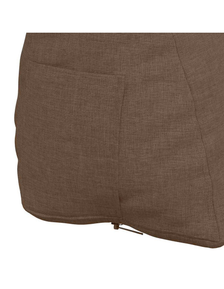Cuscino per Schiena Marrone 60 x 20 x 50 cm Tessuto