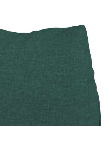 Cuscino per Schiena Verde Scuro 60 x 20 x 50 cm Tessuto
