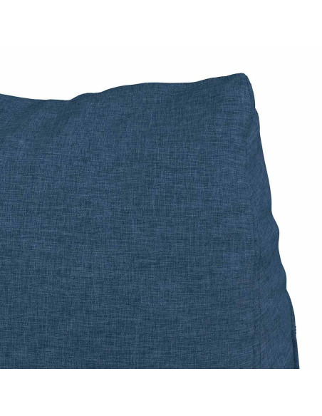 Cuscino per Schiena Blu 60 x 20 x 50 cm Tessuto