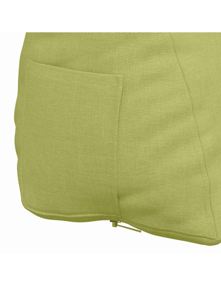 Cuscino per Schiena Verde chiaro 60 x 20 x 50 cm Tessuto