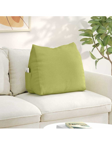 Cuscino per Schiena Verde chiaro 60 x 20 x 50 cm Tessuto