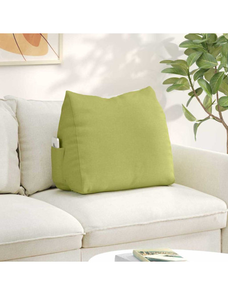 Cuscino per Schiena Verde chiaro 60 x 20 x 50 cm Tessuto