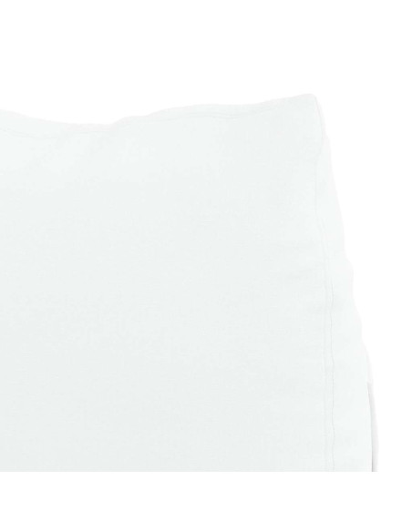 Cuscino per Schiena Bianco 60 x 20 x 50 cm Tessuto