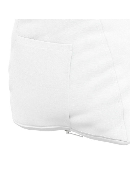 Cuscino per Schiena Bianco 60 x 20 x 50 cm Tessuto